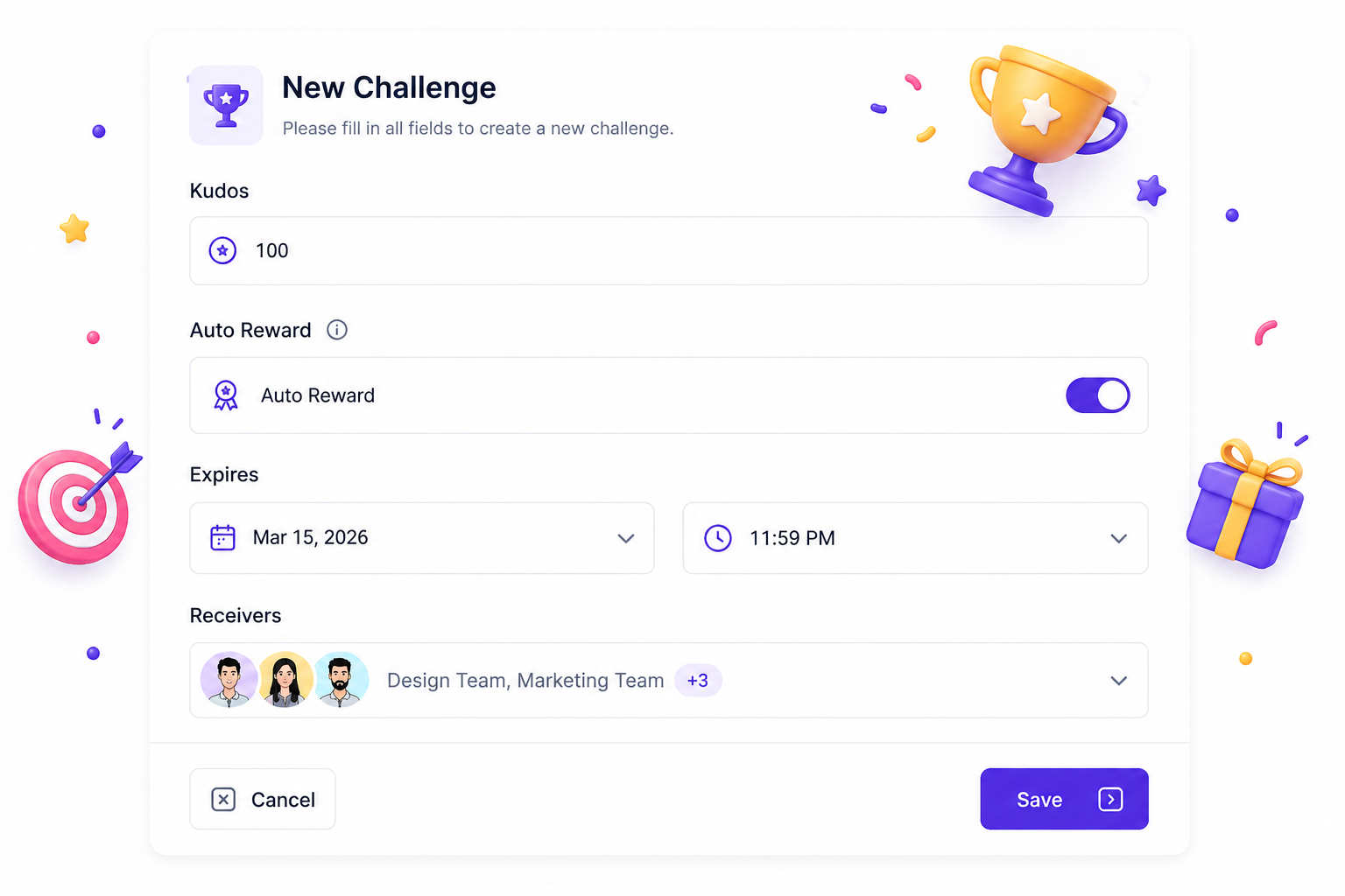 Employee engagement challenges software preview